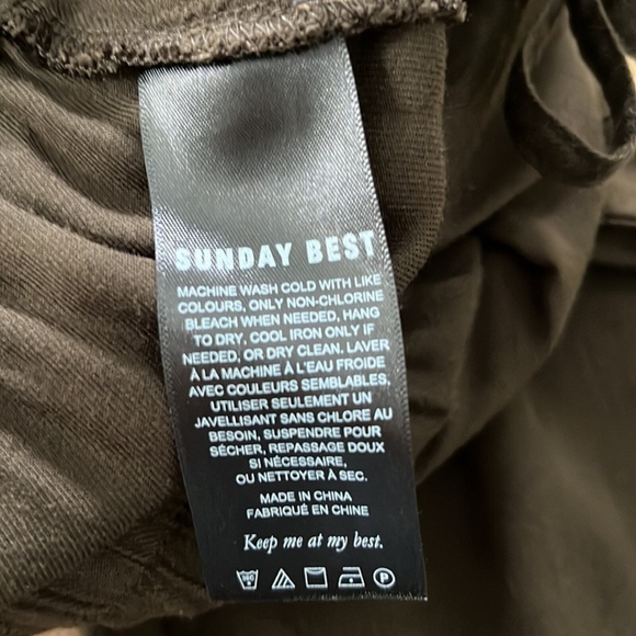 ARITZIA Sunday Best Black Joggers Size XS - Picture 4 of 6